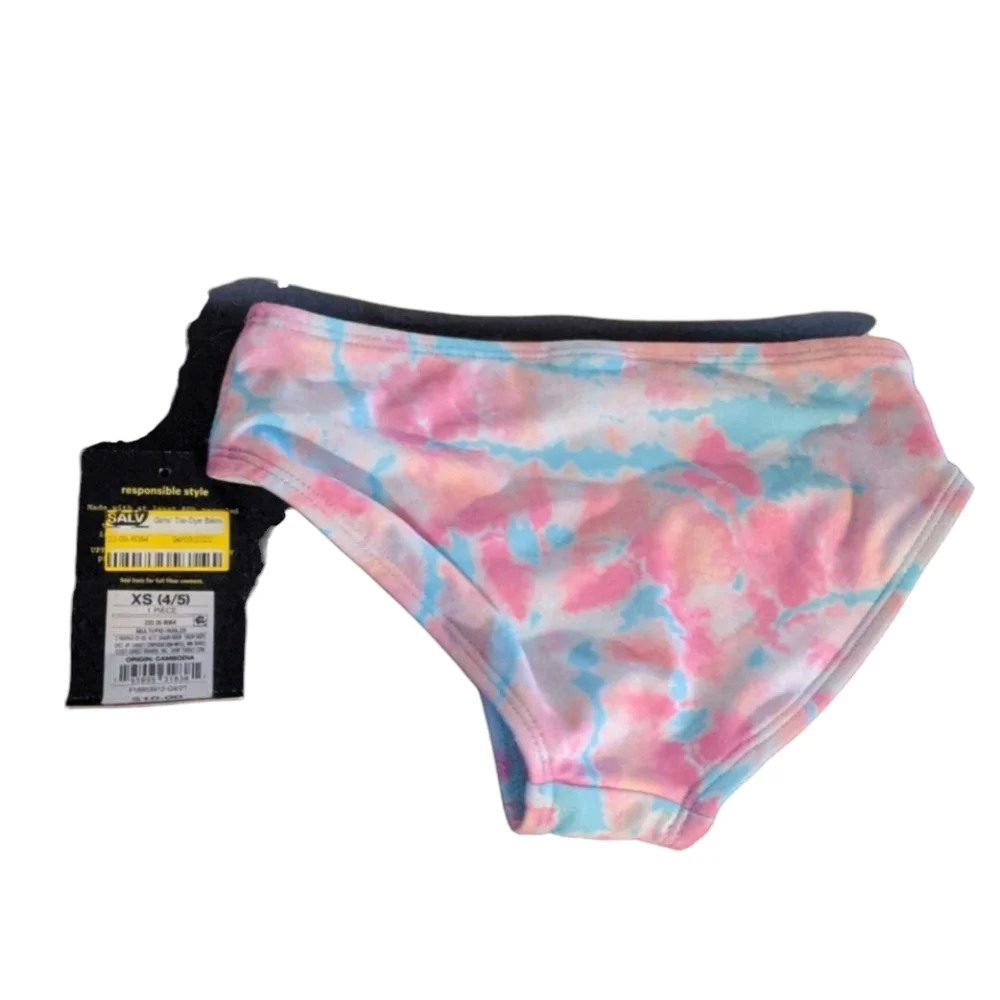 Art Class UPF 50+ Girls Tie-Dye Bikini Bottom Only Size XS (4/5) Brand New.